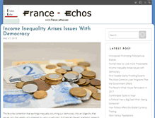 Tablet Screenshot of france-echos.com